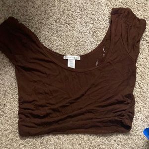 brown bozzolo shirt | broken straps